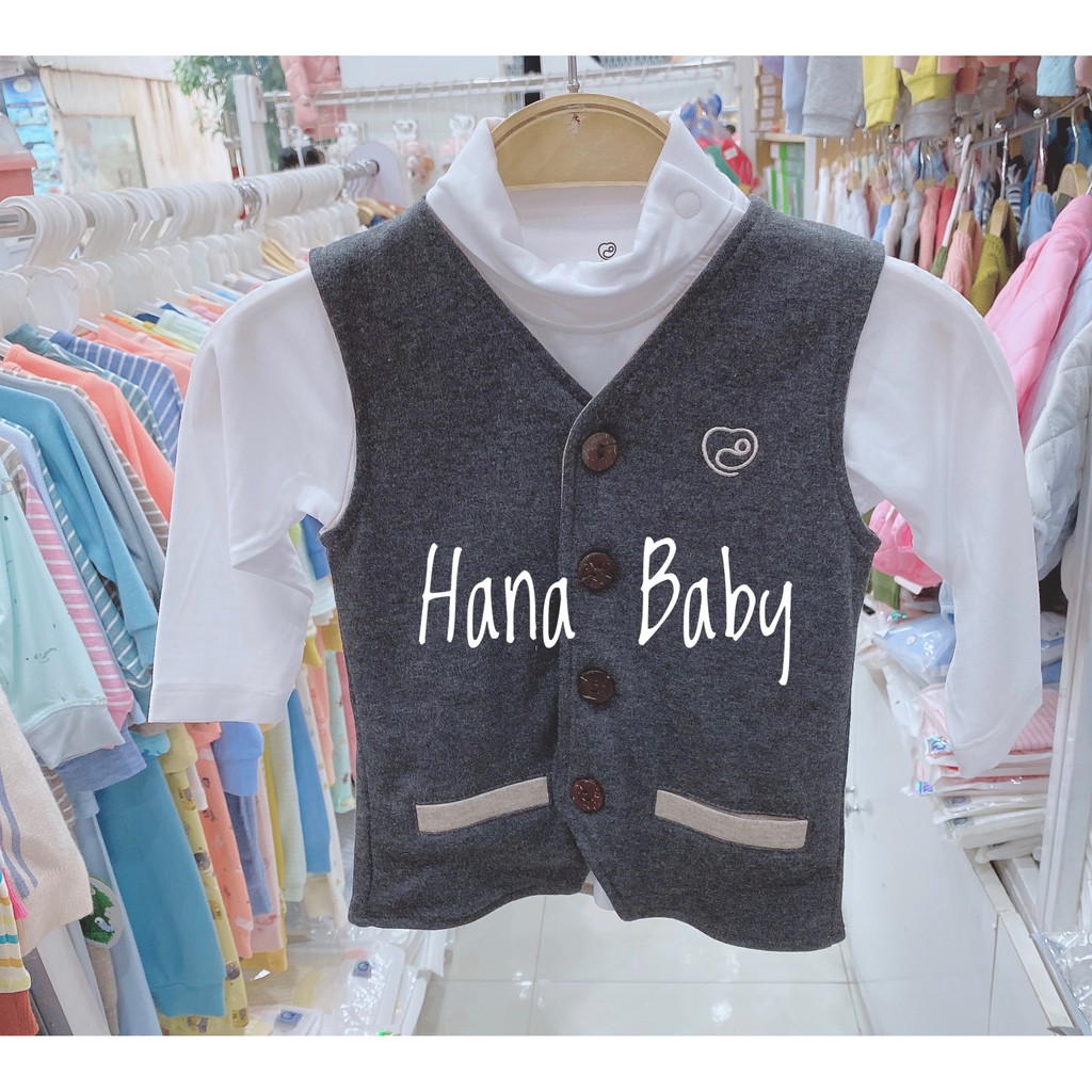 Set gile kèm áo cao cổ Bu Baby