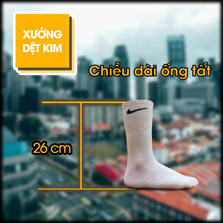 CỔ DÀI/LOẠI DÀY - Tất dệt kim Nike, Adidas, Mizuno, Puma VNXK - Chất đẹp