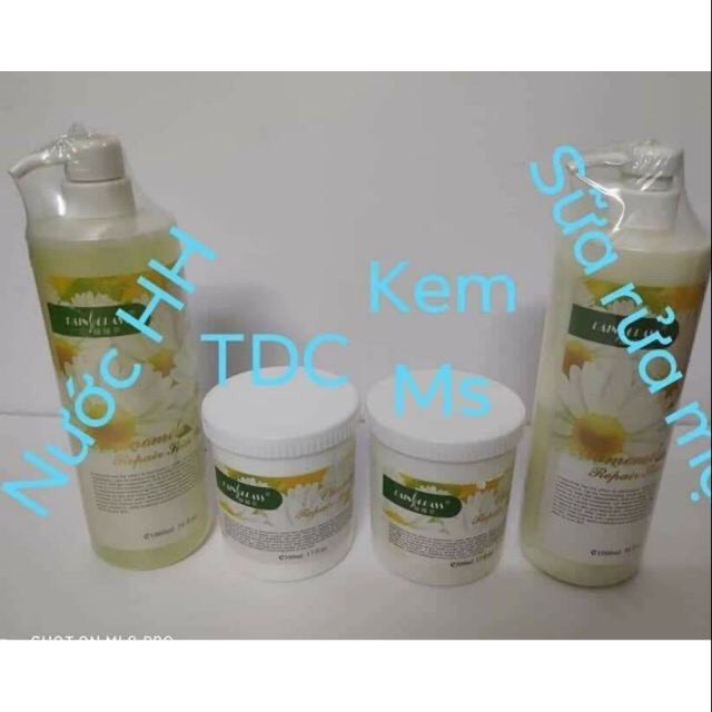 Bộ Chăm Sóc Da Hoa Cúc_Cho Spa_Bộ 4 Sản Phẩm