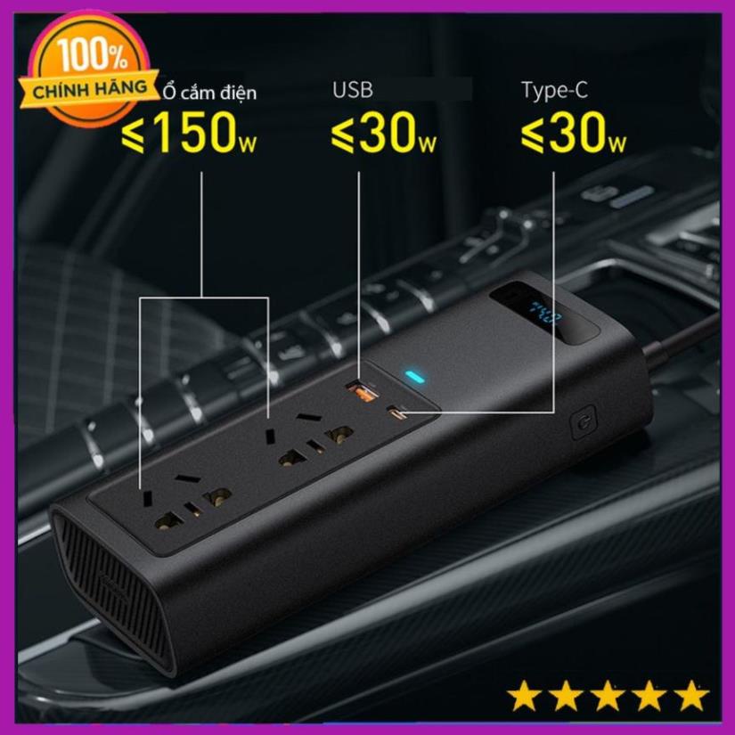 Bộ đổi nguồn ô tô sang nguồn 220V dùng cho mọi loại xe