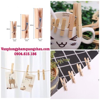 Kẹp gỗ trơn - Số lượng từ 01 chiếc - 50 chiếc (Đọc kỹ mô tả sản phẩm)