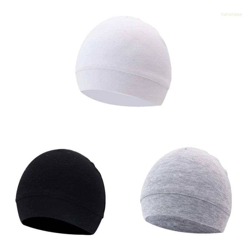 Mũ Trùm Đầu Bằng Cotton Trang Trí Cho Bé 0-10 Tháng Tuổi
