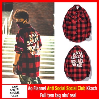 Áo flannel ASSC hoa đào