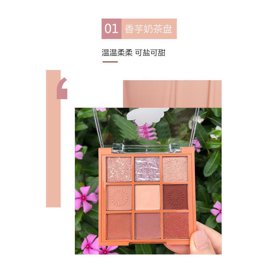 Bảng Mắt 9 Ô Hoa Cúc Hudapro Color Eye Shadow