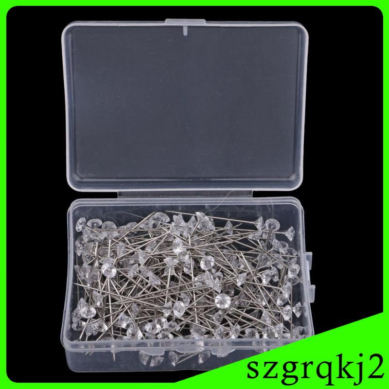 Set 200 Ghim Kim Cương Giả Cho Trang Trí Bó Hoa Cưới