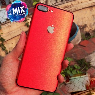 Dán Decan nhôm xước màu iP6/6+/7/7 Plus (Miếng dán decan nhôm xước iphone, themixshop)