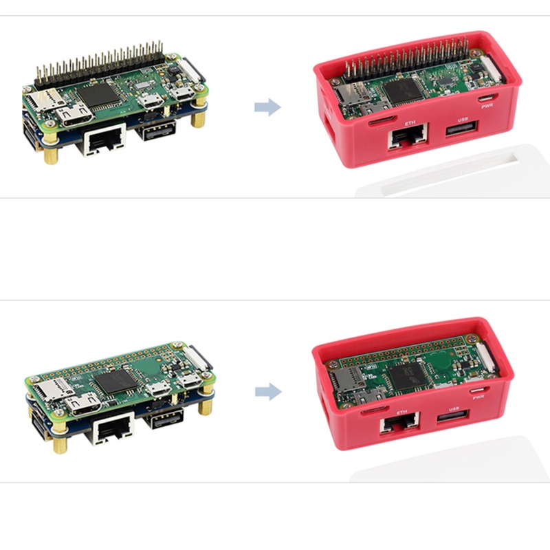 Hub ETH / USB HUB (B), Ethernet / USB HUB Cho Raspberry Pi Zero / Zero