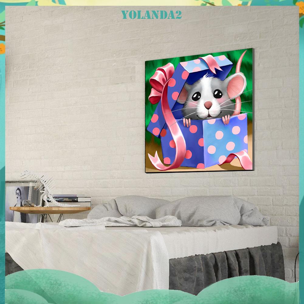 Toàn Bộ Bộ Tranh Đính Đá 5D DIY Hình Chú Chuột Hoạt Hình