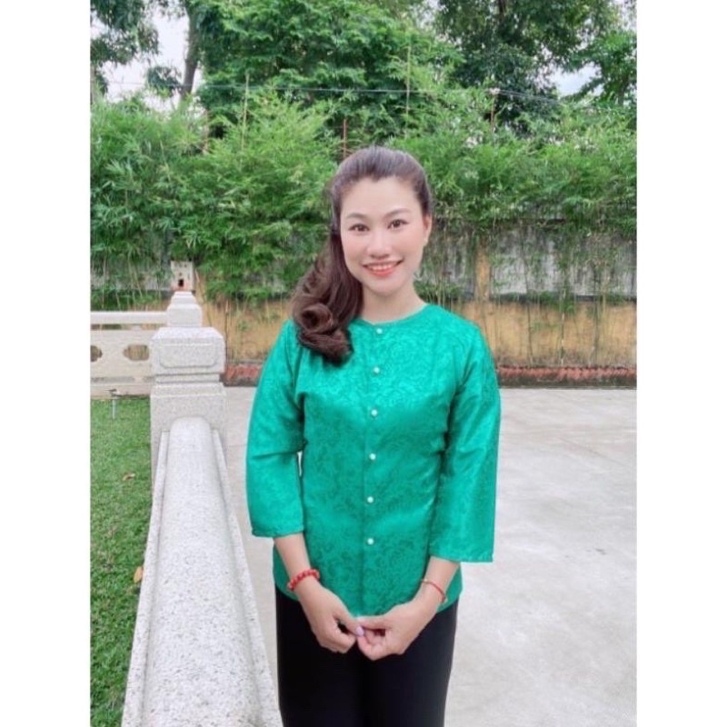 Đồ Lam Đi Chùa ➕ Mẫu Bà Ba