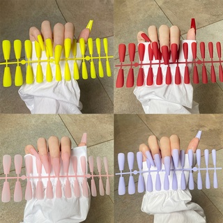 Set 24 Móng Tay Giả Màu Sắc Thời Trang