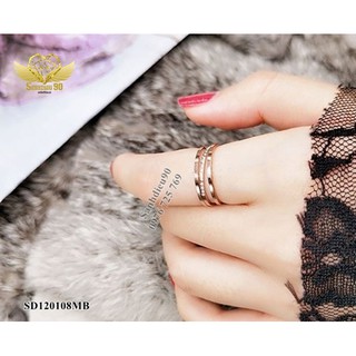 Nhẫn TiTan Nữ 3 vòng