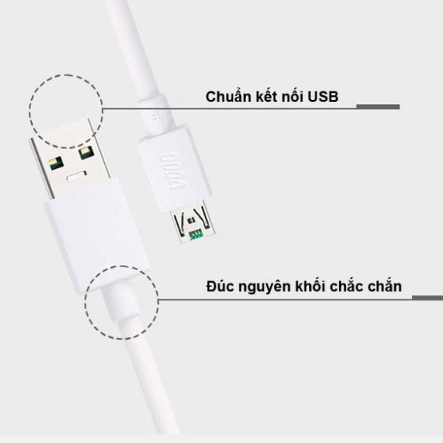 CÁP SẠC NHANH VOOC MICRO CHO OPPO VIVO CHÍNH HÃNG - HỖ TRỢ SẠC NHANH VOOC