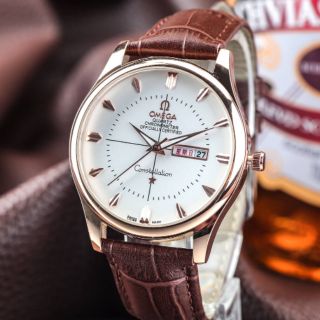 Đồng Hồ Quartz Dây Da Thật Phong Cách Lịch Lãm Cho Nam