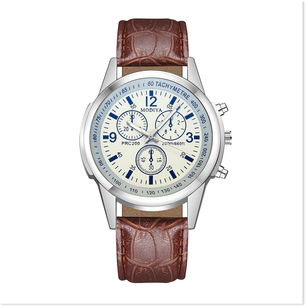 Đồng hồ nam dây da PANDAWATCH thời trang siêu hot | BigBuy360 - bigbuy360.vn