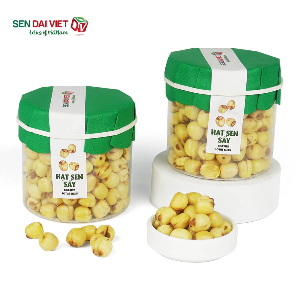 Hạt Sen Sấy-Không Đường, Ăn Vặt Không Lo Tăng Ký-DV-Hủ 145g