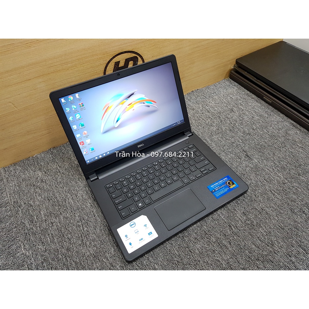 [Laptop Dell 14inch mỏng nhẹ] - Dell Vostro 3459 - Core i5 6200u, ram 8GB, ổ SSD 128GB + HDD 500GB, màn 14inch HD LED.