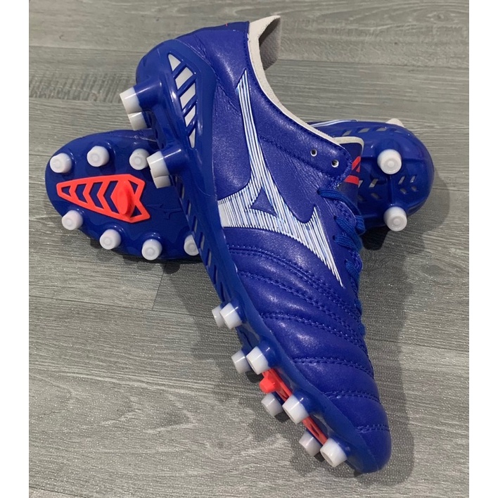 Giày đá bóng Fg Mizuno Neo xanh bích