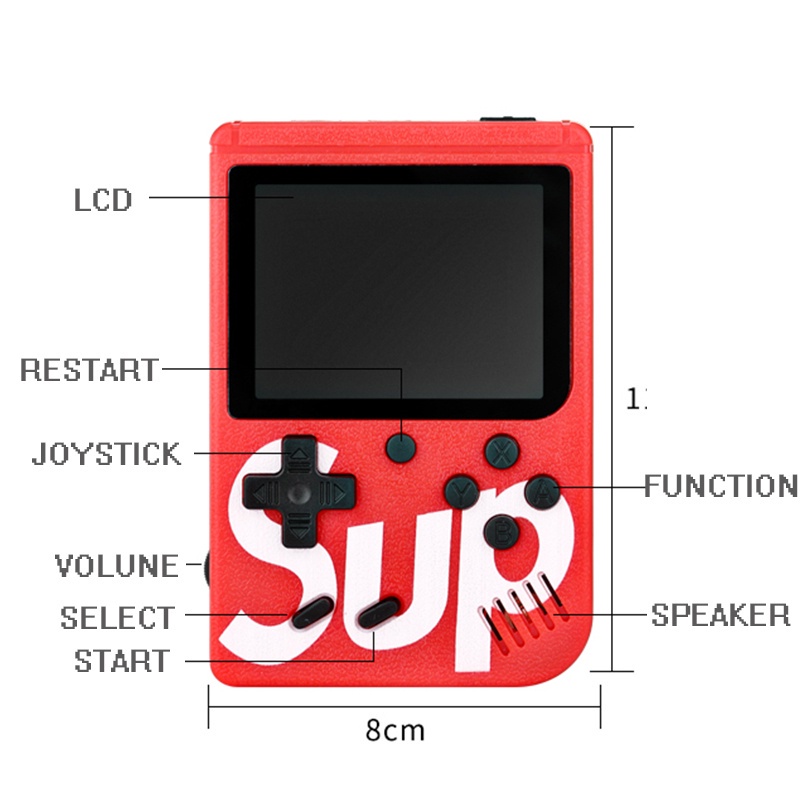 Máy Chơi Game Cầm Tay Cổ Điển Sup 400 Trong 1