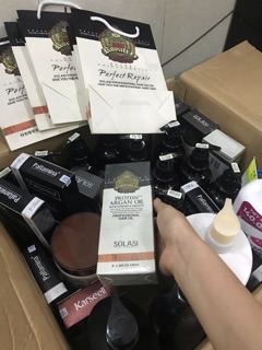 Tinh dầu siêu dưỡng tóc argan solasi