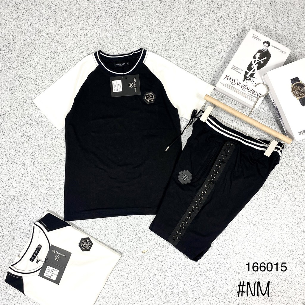 Bộ hè nam gc pha tay trăng,chất cotton siêu nhẹ mặc mát, bộ thể thao đủ sz(45-73kg) from dáng đẹp_bộ hè nam gc212 | BigBuy360 - bigbuy360.vn