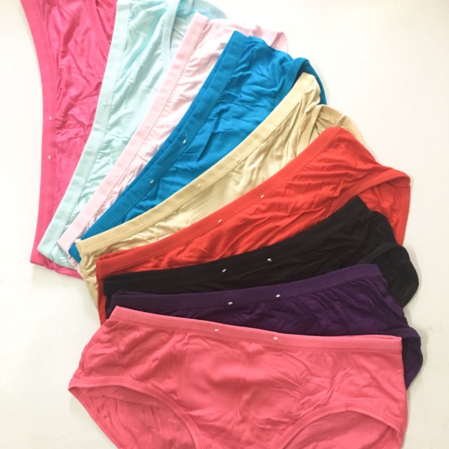 Quần lót nữ 10 chiếc quần cotton trơn dưới 55kg | WebRaoVat - webraovat.net.vn