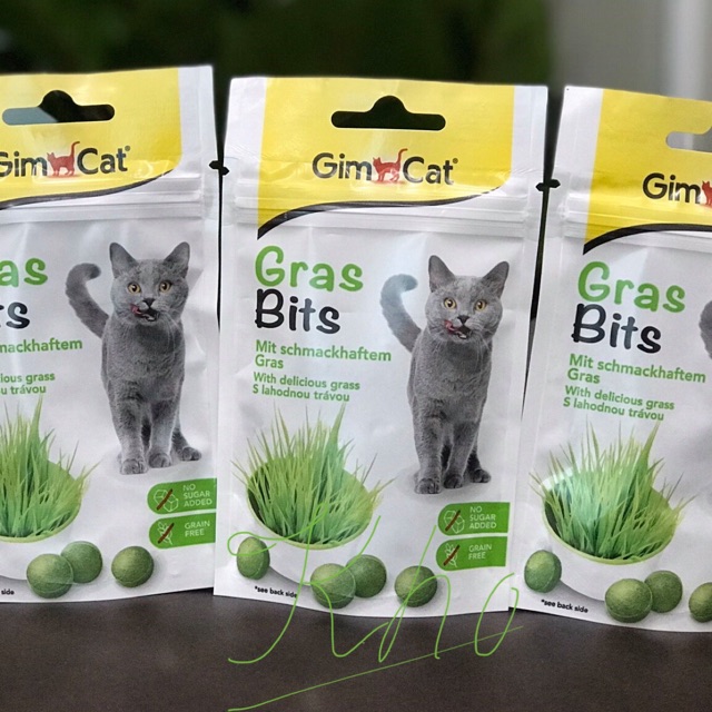 Viên cỏ mèo Gimcat Grasbits