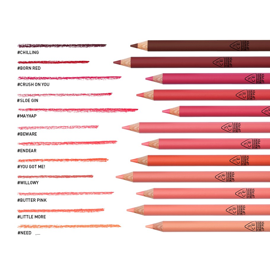 Son bút chì 3CE Stylenanda Drawing Lip Pen | BigBuy360 - bigbuy360.vn