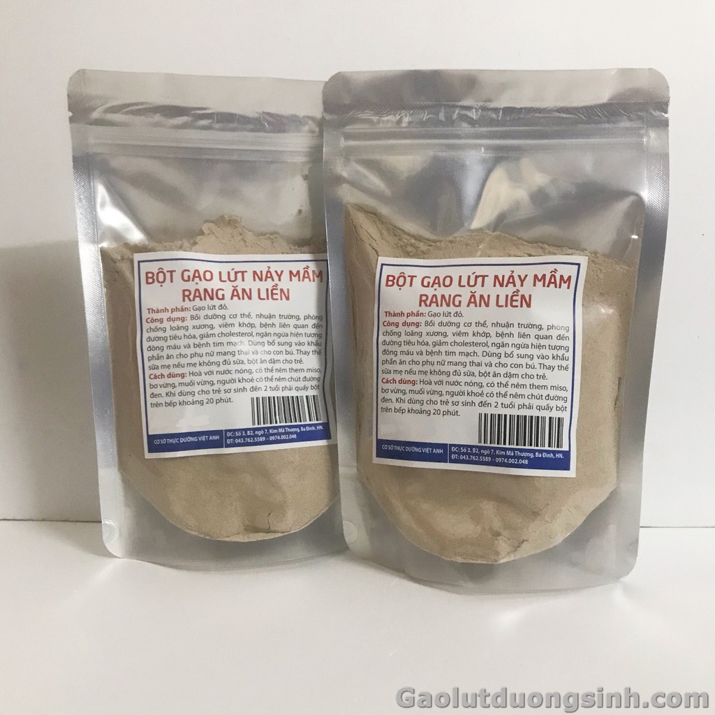 Bột gạo lứt nảy mầm rang 500g