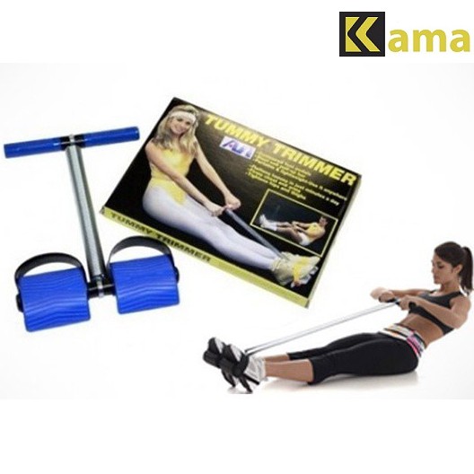 Dây Kéo Lò Xo Tập Lưng Bụng Tummy Trimmer( Xanh)