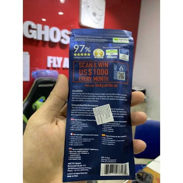 Keo tản nhiệt ARCTIC COOLING MX4 4G