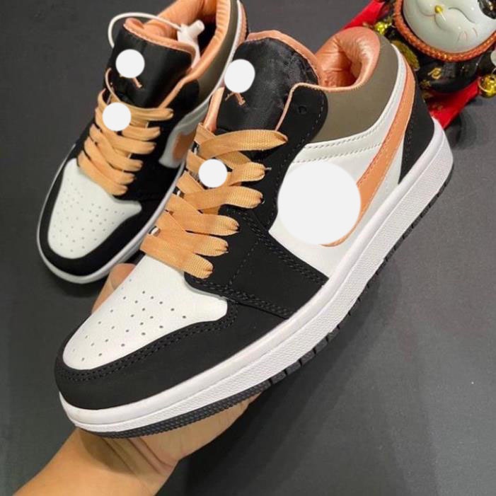 [ TẶNG Tất Cao Cấp ] ZinVG Giày jordan 1 hồng đào cổ thấp siêu đẹp dành cho nam nữ, giày jd Cổ Cao Hot Trend
