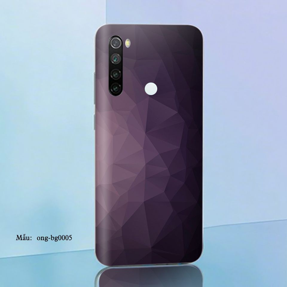 Skin dán cho các dòng điện thoại Xiaomi Mi6 - Mi7 - Mi8 - Mi9 in hình vân kim cương nhiều màu sắc cực đẹp