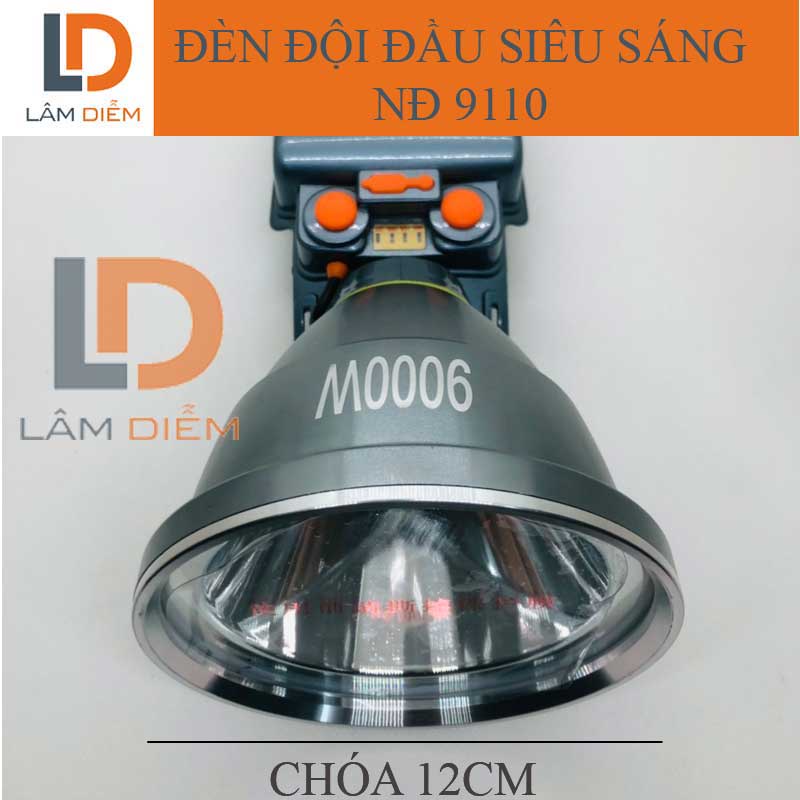 ĐÈN PIN ĐỘI ĐẦU SIÊU SÁNG PIN LITHIUM CÔNG SUẤT LỚN 9110 - 9950