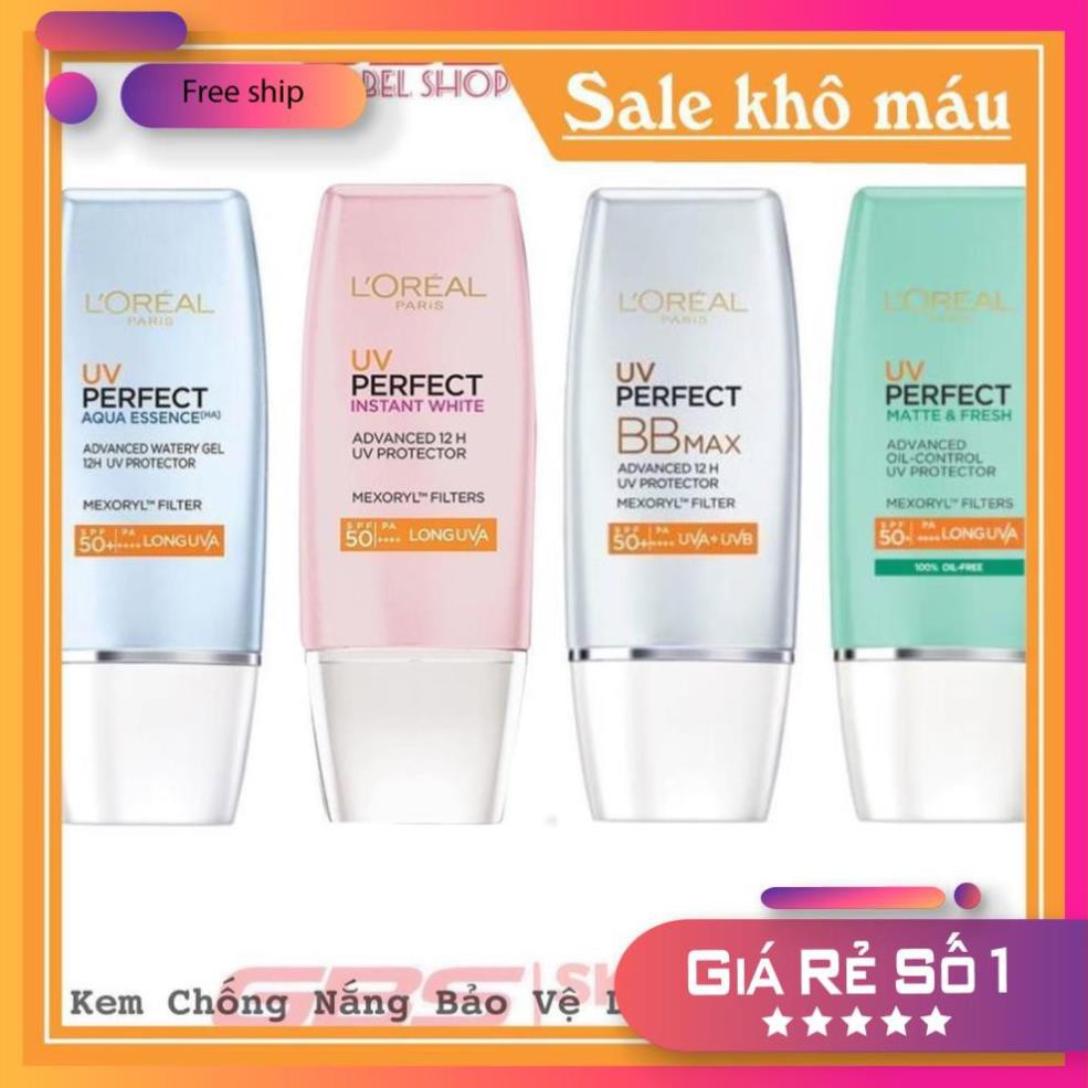 Kem Chống Nắng Bảo Vệ Da LOreal Paris - L'Oreal Paris UV Perfect SPF50+ PA++++