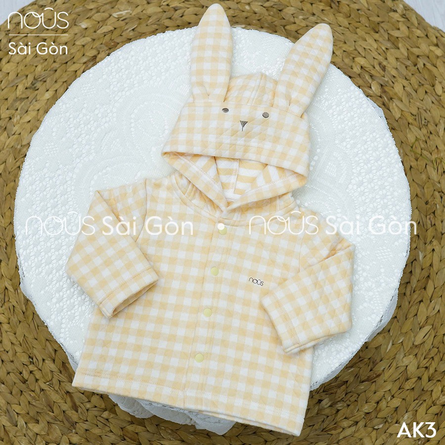 Áo khoác Nous chần bông siêu mềm, nhẹ - 2 màu - mẫu 2022