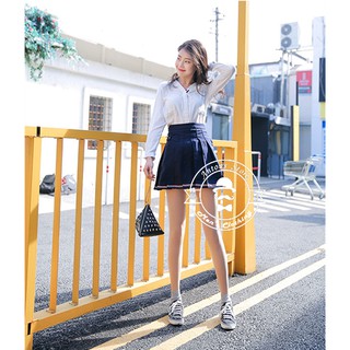 Chân váy ngắn  2 Khuy