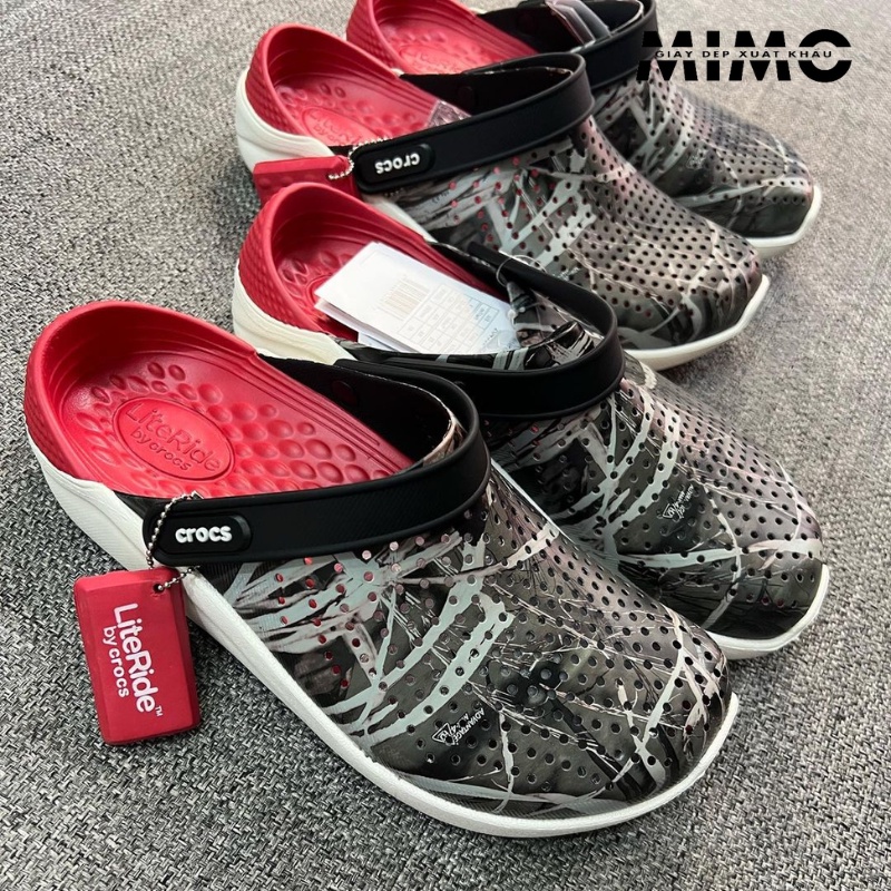 Dép Sục Literide Camo Rằn Ri Êm mềm nhẹ, Bền đẹp, đế ma sát cho nam nữ