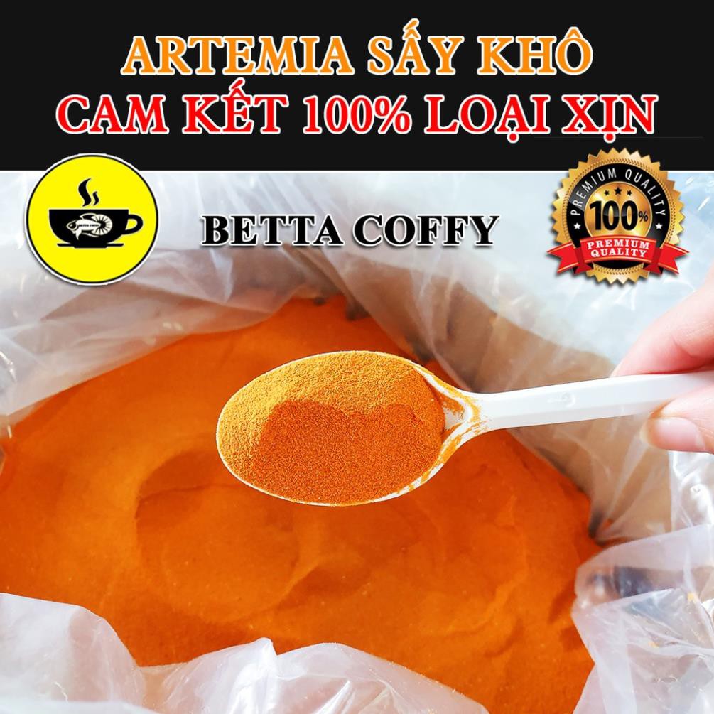 [Mã PET50K giảm Giảm 10% - Tối đa 50K đơn từ 250K] Artemia Sấy Khô Dạng Bột Cho C.á  BETTA COFFY ☕️
