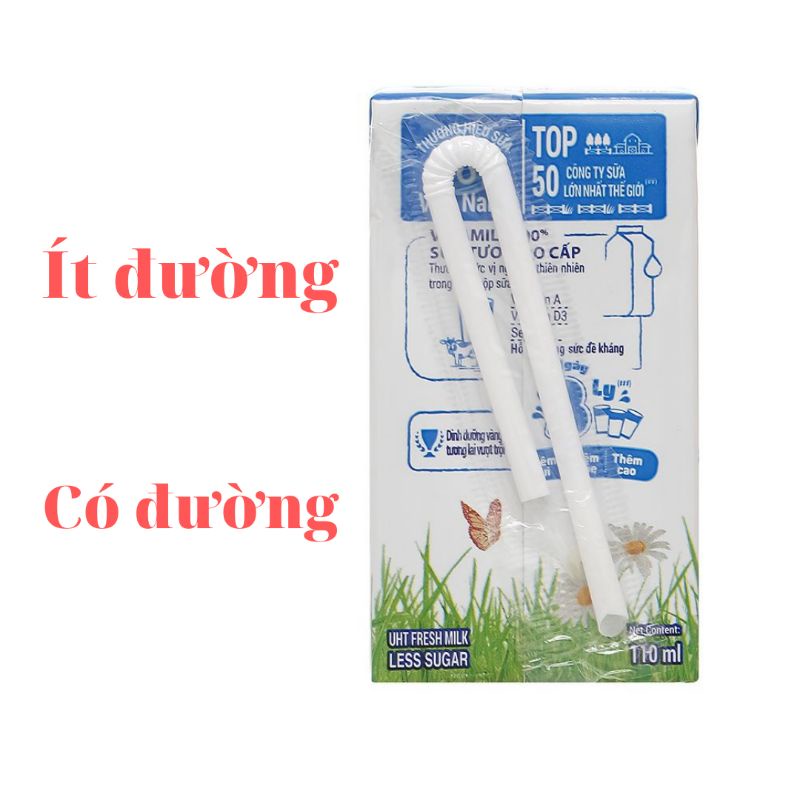 Combo 24 hộp sữa tươi tiệt trùng Vinamilk 110ml (6lốc x4hộp)