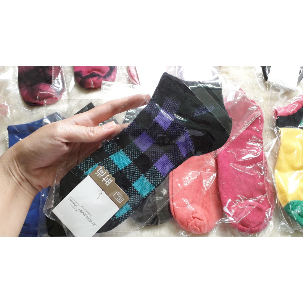 Tất nữ cổ ngắn nhiều màu (mã TQ) cotton ngăn mùi mồ hôi chân siêu thoáng
