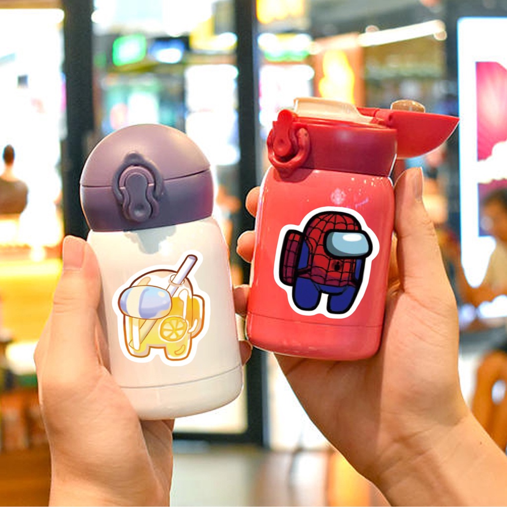 Set 50 Miếng Dán Họa Tiết Trò Chơi Among Us