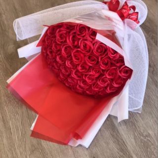 Hoa sáp đỏ 50 bông mẫu mới