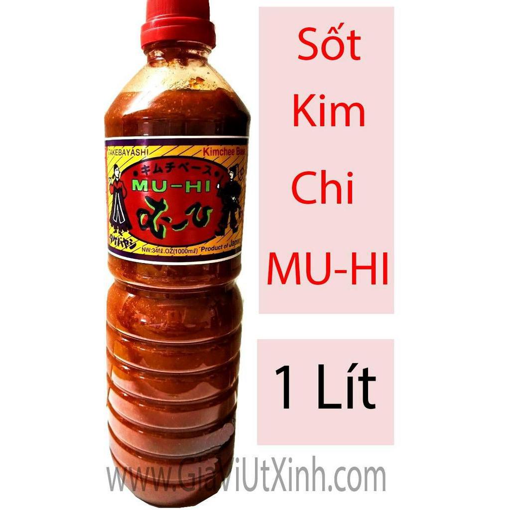 SỐT KIM CHI MU-HI 1 LÍT - SỐT KIM CHI NHẬT BẢN