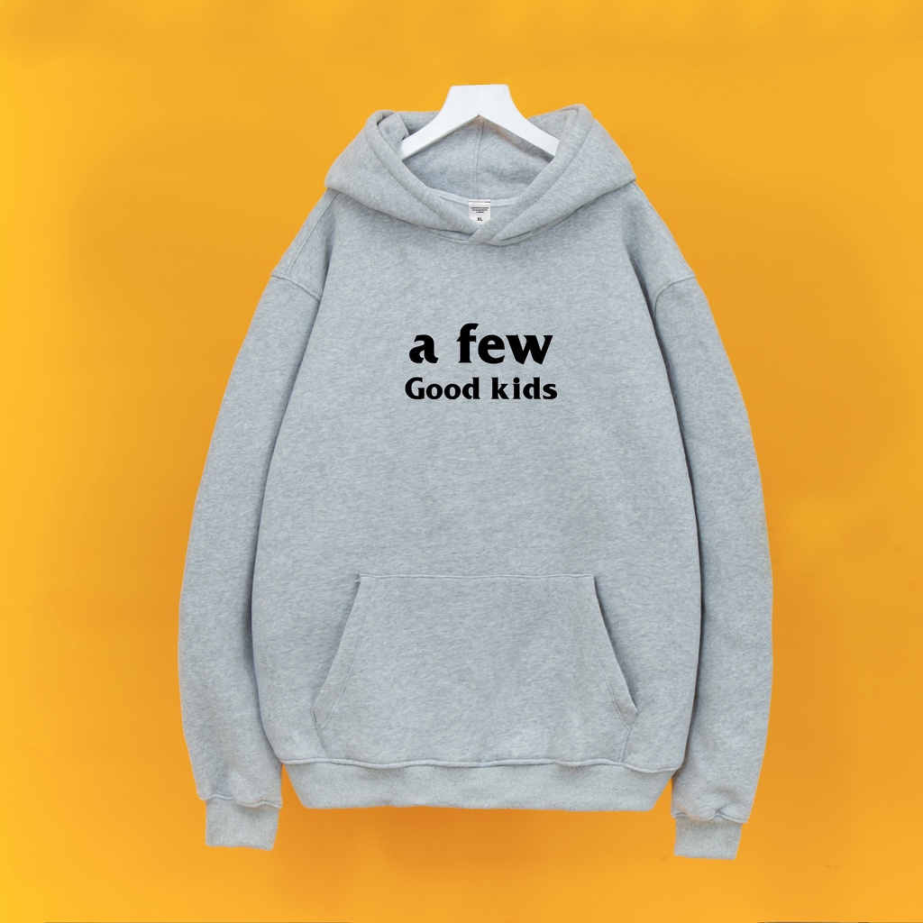 Áo nỉ hoodie A FEW Hogoto shop , Áo nỉ HOODIE unisex nam nữ form rộng oversize chất liệu Cotton