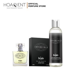 Combo Nước hoa và Sữa tắm DeAndre Invincible N16 cho Nam