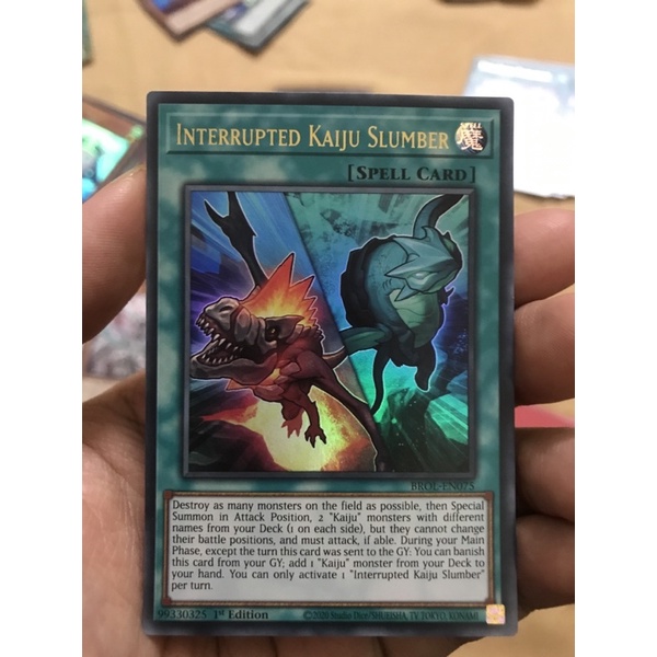 Thẻ bài Yugioh Interrupted Kaiju Slumber - Ultra Rare