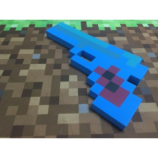 Súng lục minecraft xanh dương