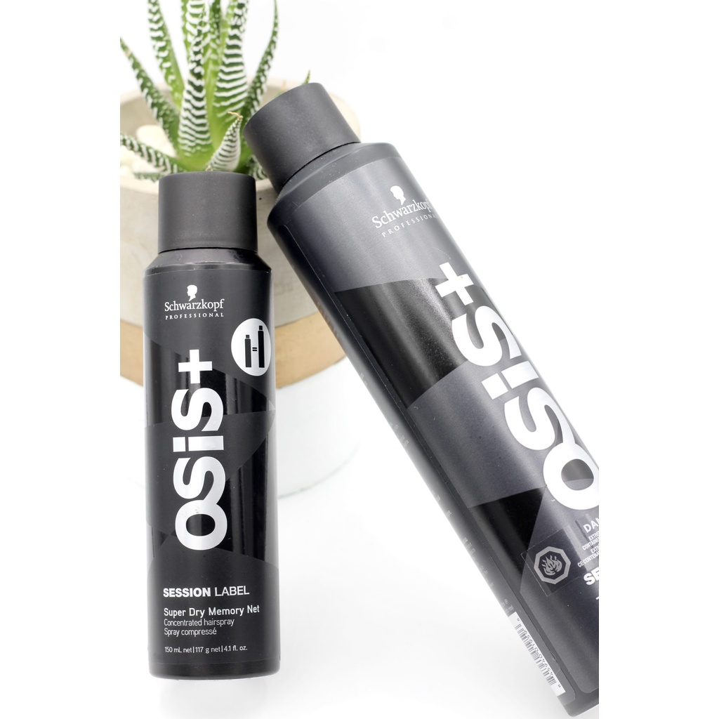 Keo xịt tóc giữ nếp siêu cứng SCHWARZKOPF SESSION LABEL SUPER DRY FIX  500ML