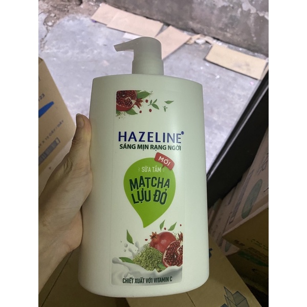 SỮA TẮM HAZELINE MATCHA LỰU ĐỎ 1.2KG