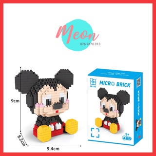 Xếp hình chuột Mickey - Miniblock lego Chuột Mickey Mouse